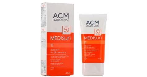 Acm Medisun Gel Solaire Spf50 Haute Protection Peau Mixte à Grasse