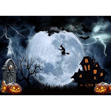 Amazon AIIKES 7x5FT Halloween Backdrop Nightmare Before Christmas