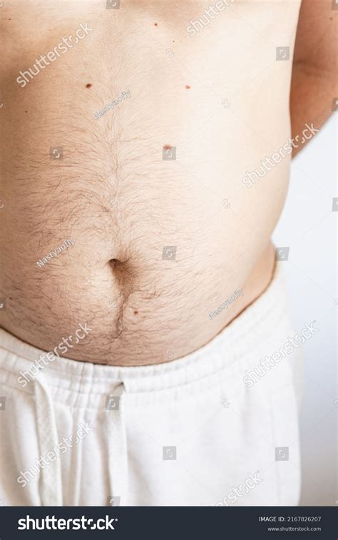 Close Fat Mans Belly Perhaps Concept Stock Photo 2167826207 | Shutterstock