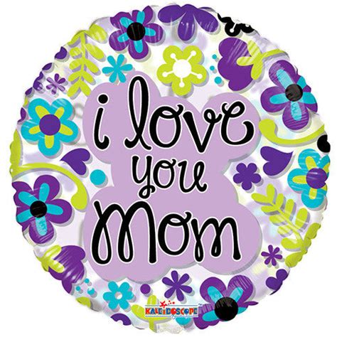 18 Happy Mothers Day Soft Flowers Foil Mylar Balloons 6 Balloons