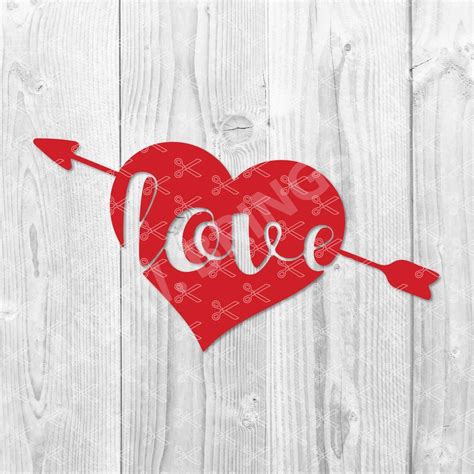 Love Heart Arrow SVG