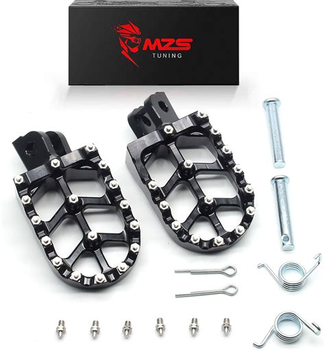 Amazon MZS Motorcycle Foot Pegs Front Motocross Footpeg MX