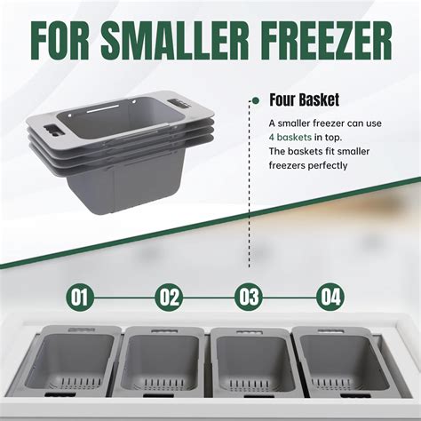 Adjustable Freezer Baskets For Chest Freezer Yatmung Deep Freezer