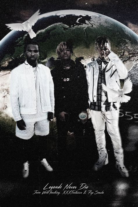 Pop Smoke X Xxxtentacion X Juice Wrld ‘legends Poster Posters Plug