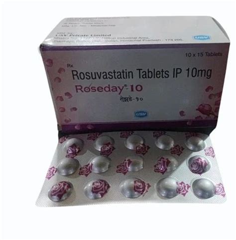 Rosuvastatin 10 Mg Tablets I P At 208 35 Box In Bhopal ID