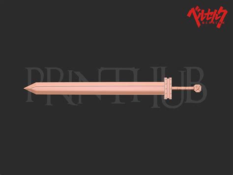 Stl File Guts Hawk Raider Sword From Berserk 🦅 ・3d Printing Design To