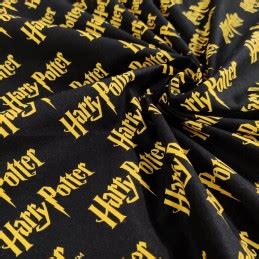 Cotton Fabric Camelot Harry Potter Logo Cm Wide