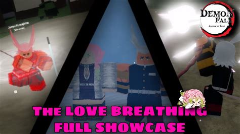 Demonfallthe Love Breathing Full Showcase Demon Fall Youtube