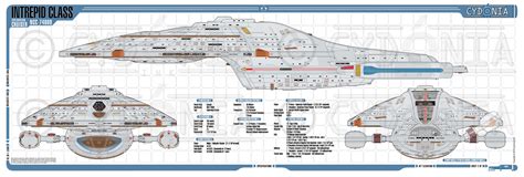 Intrepid Star Trek Ships Starfleet Ships Blueprints