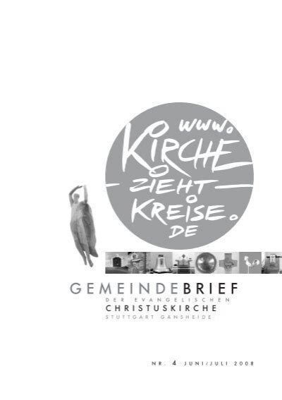 GEMEINDE BRIEF Evangelische Kirchengemeinde Christuskirche