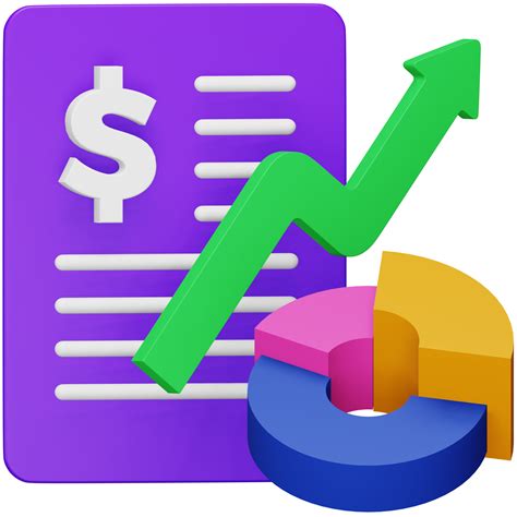 Annual Report D Rendering Isometric Icon Png