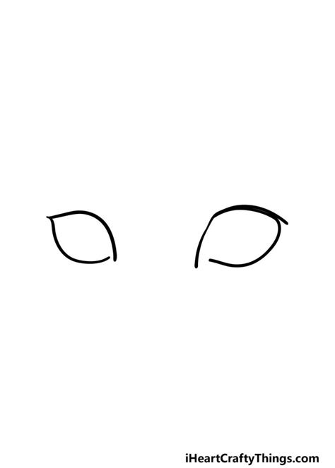 Cat Eyes Drawing How To Draw Cat Eyes Step By Step