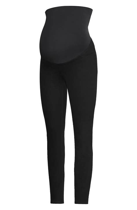 Spanx Denim Spanx Mama Ankle Jean Ish Seamless Maternity Leggings In Black Save 20 Lyst