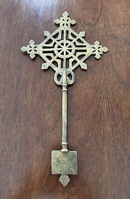 Handmade Ethiopian Hand Cross Orthodox Coptic Christian Blessing