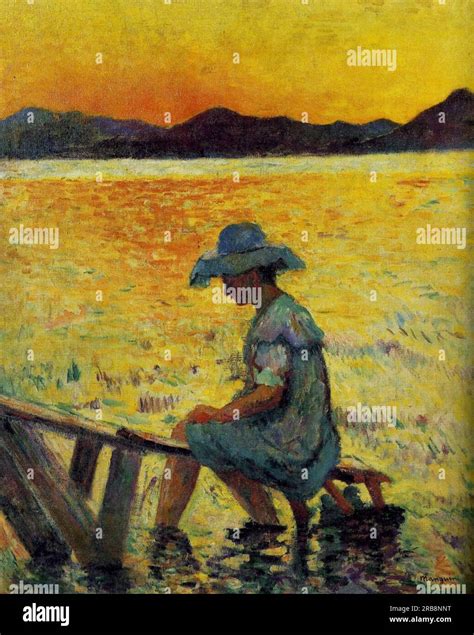 Saint Tropez Sunset 1904 By Henri Manguin Stock Photo Alamy