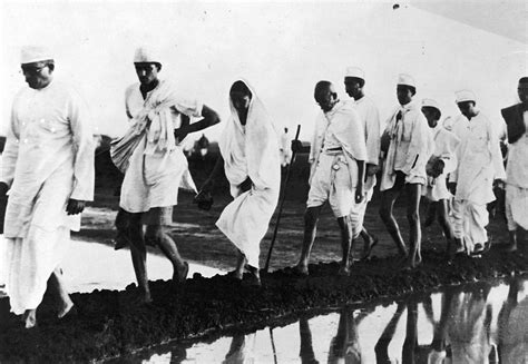 Mahatma Gandhi During Salt March Protests by LIFE Picture Collection