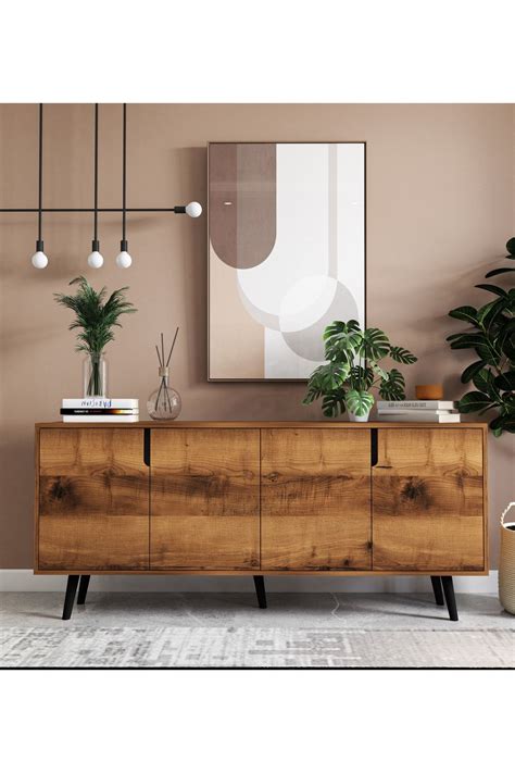 VM VERTEX MOBİLYA Latina Modern Konsol Cm Ceviz Fiyatı Yorumları Trendyol