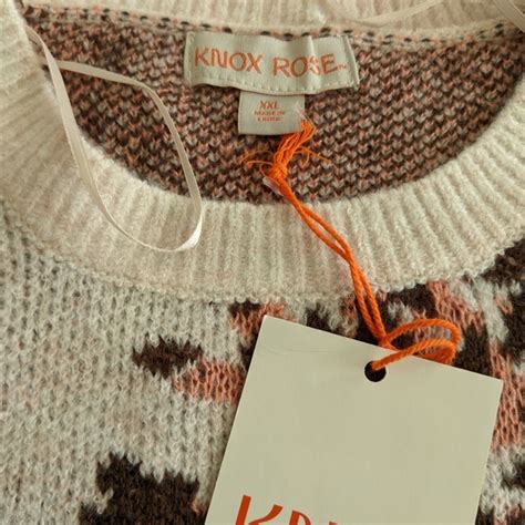 Knox Rose Sweaters Nwt Knox Rose Pullover Medium Weight Print