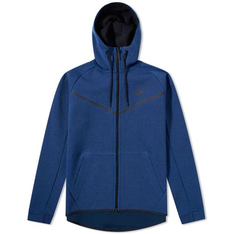 Nike Tech Fleece Windrunner Obsidian Heather And Black End Be