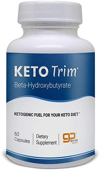 Keto Trim, Supports Blood Ketone Levels, Carb-Free Energy Source, 60 ...