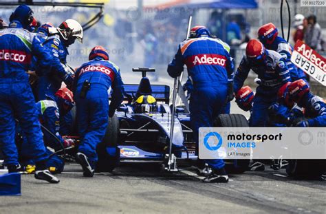 Luciano Burti Prost Ap Acer Makes A Pitstop Spanish Gp