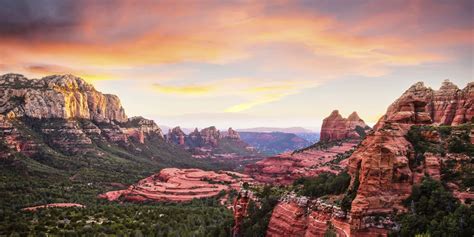 Download Spectacular Orange And Red Sandstone Formations At Sedona Arizona