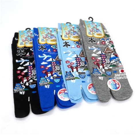 Calcetines Japoneses De Algod N Con Estampado Campestre Japon S Kuni