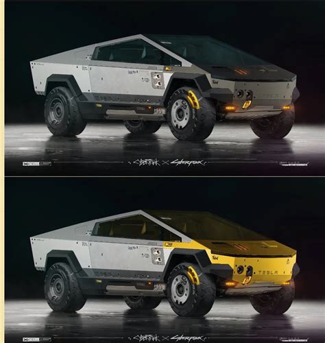 CDPR показала Tesla Cybertruck с дизайном в стиле Cyberpunk 2077 Канобу