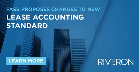 Fasb Proposes Changes To New Lease Accounting Standard Riveron