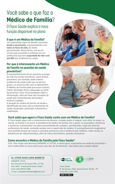 Medico Da Familia O Que Faz - Fisco Saúde - Você sabe o que faz o Médico de Família?