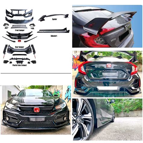 Honda Civic 10th Generation Fc Type R Body Kit Pp Ready Stock Shopee Malaysia