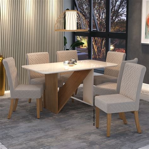 Conjunto Jantar Lugares Dining Chairs Home Decor Decor