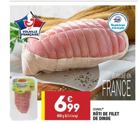 Promo R Ti De Filet De Dinde Corril Chez Aldi Icatalogue Fr