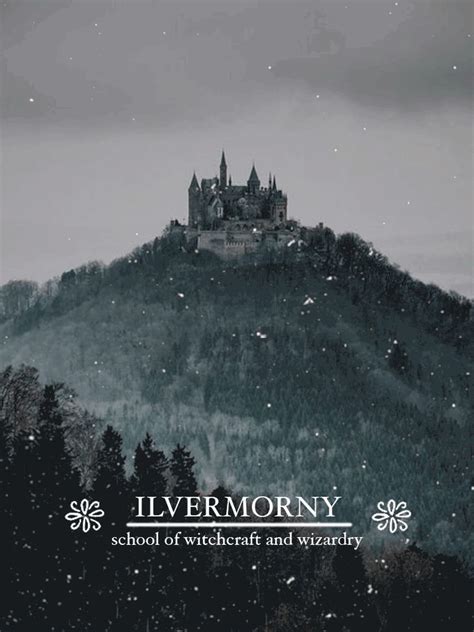 Ilvermorny Ilvermorny American Wizarding School Hogwarts Aesthetic