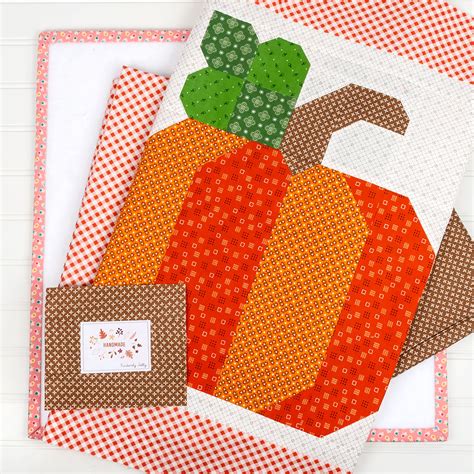 Our Calico Quilt Seeds Pumpkin Runner Features Oranges Greens And Browns From Calico By Lori