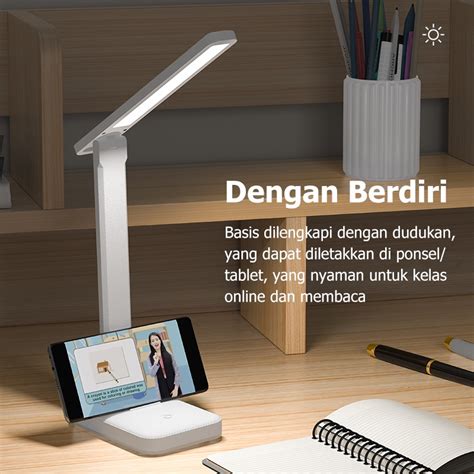 Jual Basike Lampu Belajar Meja Led Eye Protection Mode Sentuh