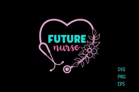 Future Nurse Svg Nursing Student Svg Gráfico Por Designhoost