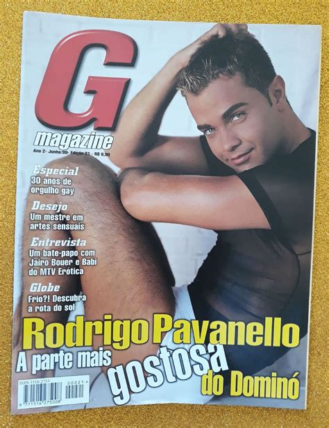 Revista G Magazine Rodrigo Pavanello Livro G Magazine Nunca Usado