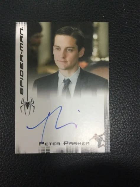 2007 SPIDER MAN 3 TOBEY MAGUIRE Peter Parker Auto AUTOGRAPHE No Way