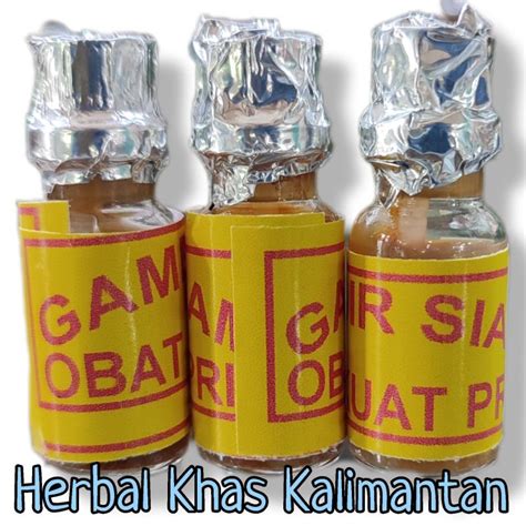 Jual Gambir Siam Obat Kuat Pria Tahan Lama Original Kalimantan Isi 2ml