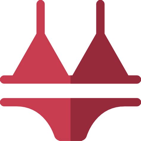 Icono De Bikini Basic Rounded Flat