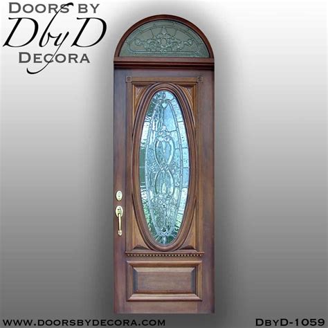 Custom Estate Leaded Glass Oval Doors Exterior Entry Doors By Decora