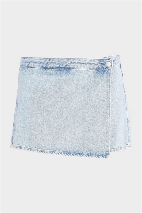 Calvin Klein Pamuklu Regular Fit Denim Etek J20J2228021AA Bayan Short