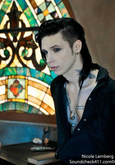 Andy Closets For Causes Photo Shoot Black Veil Brides Andy Black