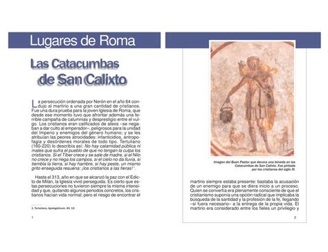 Pdf Las Catacumbas De San Calixto Laboratorio De Arte En Los