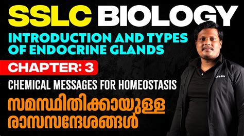 Sslc Biology Chapter 3 Introduction And Types Of Endocrine Glands Xylem Sslc Youtube