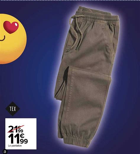 Promo Le Pantalon Tex Chez Carrefour Icatalogue Fr