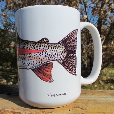 Rainbow Trout Coffee Mug Jeff Currier Jeff Currier