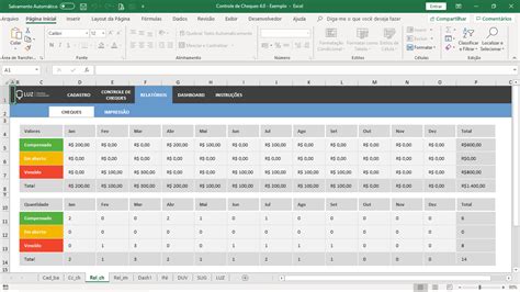 Planilha De Controle De Cheques Em Excel Luz Prime Hot Sex Picture