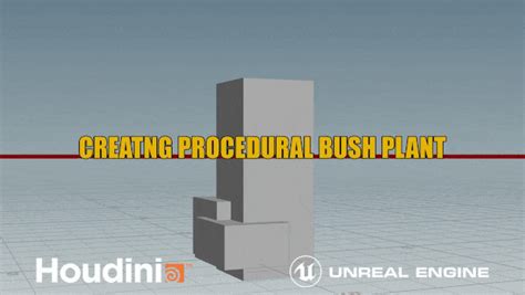 Houdini Tutorial Procedural Bush Plant In Unreal Engine